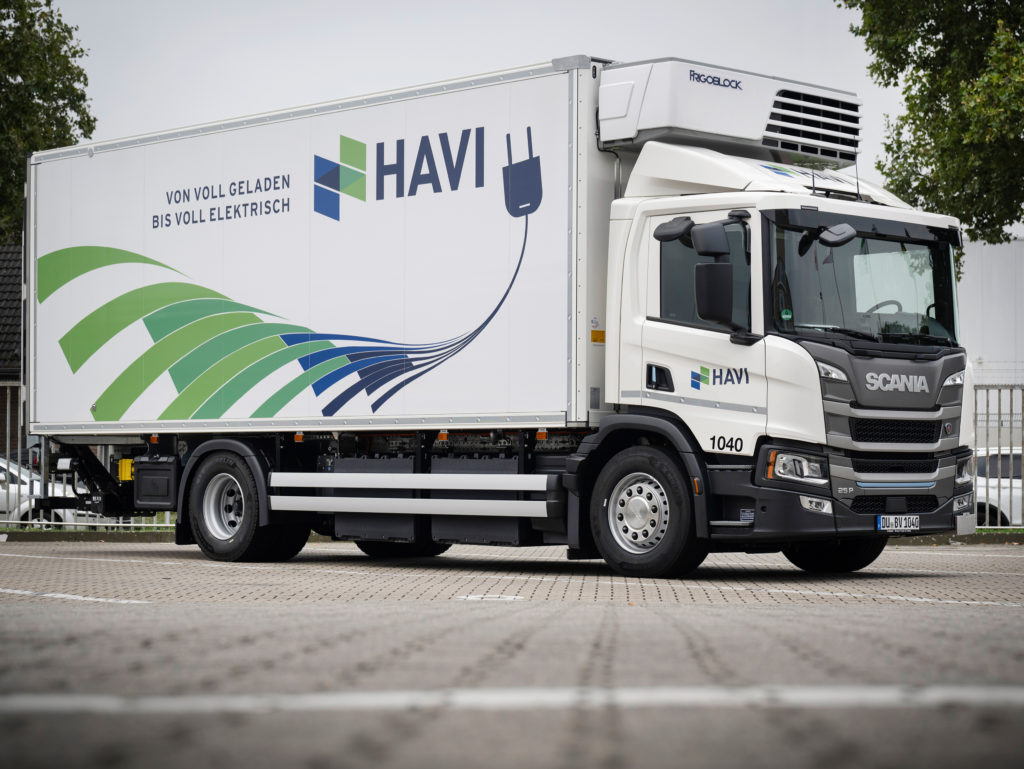 Elektro-Truck des McDonald's Logistikdienstleister HAVI.