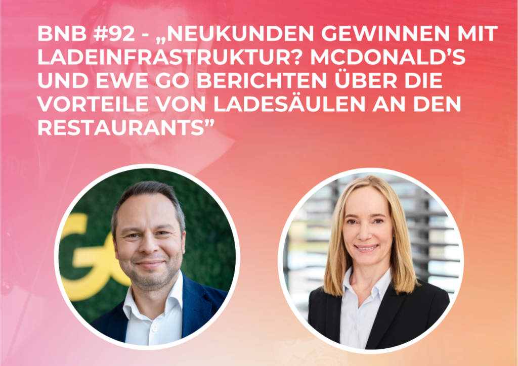 Podcast von EWE Go und McDonald's zum Thema Ladeinfrastruktur.