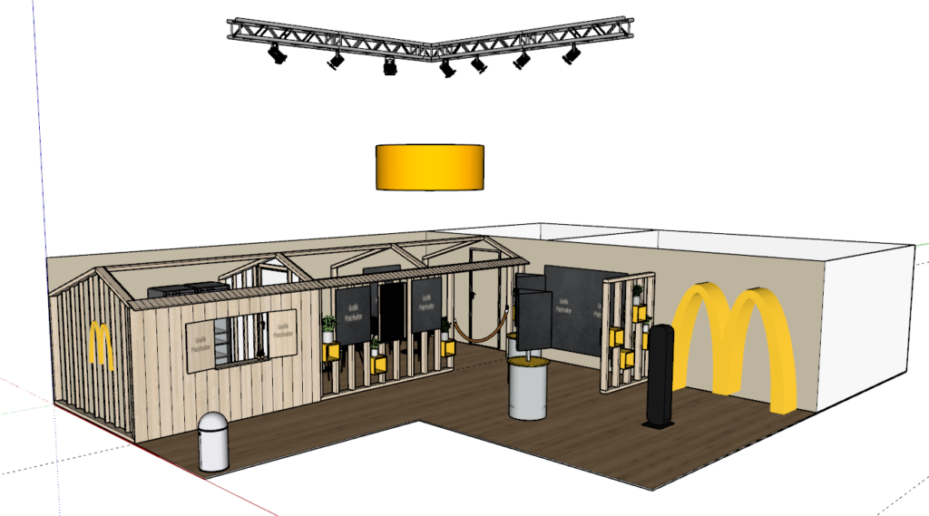 Ansicht des McDonald's Stands auf der IGW 2025.